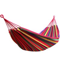 Hamac multicolor din bumbac pentru curte sau gradina, 1 persoana - 1