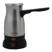 Ibric electric pentru cafea Hausberg HB-3815, Putere 800W, Capacitate 500 ml, Inox - 1