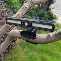 Lampa solara LED de exterior cu 3 moduri de prindere, Waterproof, senzor de miscare, Negru - 1