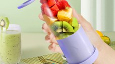 Mini Blender portabil - Smoothie & Shake, incarcare usb 6 Lame otel Inoxidabil, 420 ml