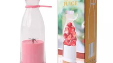 Mini Blender portabil - Smoothie & Shake, incarcare usb 6 Lame otel Inoxidabil, 420 ml