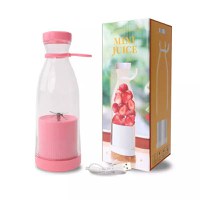 Mini Blender portabil - Smoothie & Shake, incarcare usb 6 Lame otel Inoxidabil, 420 ml - 1