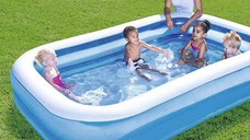 Piscina gonflabila, 262x175x56 cm, 2 inele, Family Pool XXL