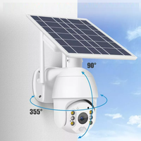 RESIGILAT - Camera de supraveghere wireless cu panou solar si rotire 355°, control telefon, 1080p, WiFi/4G, vedere nocturna infrarosu - 1