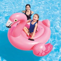 Saltea gonflabila pentru plaja, Intex Flamingo Ride-On - 1