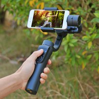 Sistem de stabilizare GIMBAL S5B cu face tracking, rotativ, 3 axe, Bluetooth, 4000 mAh, Negru - 1