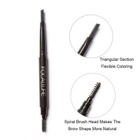 Creion sprancene Focallure Auto Brows Pen, 01 Dark Gray - 3