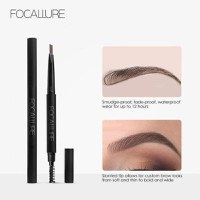 Creion sprancene Focallure Auto Brows Pen, 02 Brown - 2