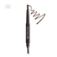 Creion sprancene Focallure Auto Brows Pen, 02 Brown - 4