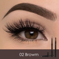 Creion sprancene Focallure Auto Brows Pen, 02 Brown - 6