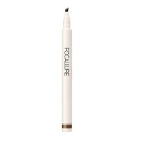 Creion sprancene, Focallure, Fluff Max Brow Ink Pen, 03 Deep Brown - 1