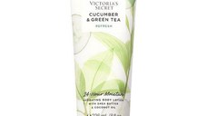 Crema de corp hidratanta, Victoria's Secret, Cucumber & Green Tea Refresh, Shea Butter & Coconut Oil, 236 ml