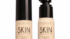 Fond de ten fluid Focallure Skin Evolution SPF15, 01 Alabaster