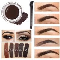 Gel sprancene Brows Cream Focallure 03 Dark Brown, Pensula inclusa - 5