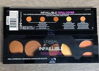 Paleta Corectoare Loreal Total Cover Concealer Palette, Nuanta 02 Tan To Deep - 2