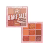 Paleta de farduri, W7, Bare All, Uncovered - 2