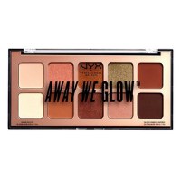 Paleta fard 10 culori, NYX, Away We Glow, Hooked on Glow - 1