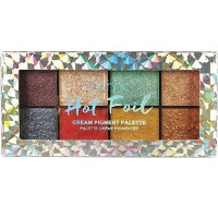 Paleta fard de ochi, Technic, Hot Foil Cream Pigment Palette, 8 culori - 3