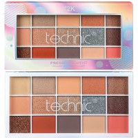 Paleta fard de pleoape, Technic, Pressed Pigment, Y2K, 15 culori - 2