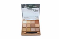 Paleta farduri de ochi, Gulflower, Eyeshadow Matte Shimmer, 12 culori, 02 - 1