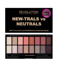 Paleta farduri de ochi Makeup Revolution New-Trals vs Neutrals, 16 Culori - 4