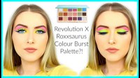 Paleta farduri de ochi Makeup Revolution Roxxsaurus Ride Or Die Palette, 18 Culori - 5