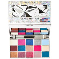 Paleta farduri de pleoape, Makeup Revolution, Glass Mirror, 15 nuante - 3