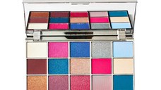 Paleta farduri de pleoape, Makeup Revolution, Glass Mirror, 15 nuante