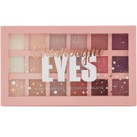 Paleta farduri de pleoape pigmentate, Sunkissed, Champagne Eyes, 18 culori - 2