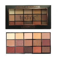 Paleta farduri de pleoape Technic Bronze & Beautiful, 15 culori - 2