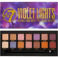 Paleta farduri de pleoape W7 Violet Lights , 14 culori - 1