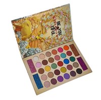 Paleta Farduri Mate, Sidefate si Glitter, Kiss Crown, Be You Tiful, 34 Culori - 1