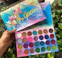 Paleta Glitter, Fabbla, Unicorn, 28 Farduri Stralucitoare - 1