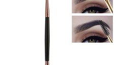 Pensula sprancene cu 2 capete eyebrow brush