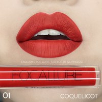 Ruj de buze lichid mat Focallure Ultra Chic Lips, Nuanta 01 Coquelicot - 4