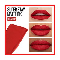 Ruj de buze rezistent la transfer Maybelline Superstay Matte Ink 118 Dancer - 3