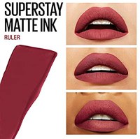 Ruj de buze rezistent la transfer Maybelline Superstay Matte Ink 80 Ruler - 2