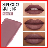 Ruj de buze rezistent la transfer Maybelline Superstay Matte Ink 95 Visionary - 5