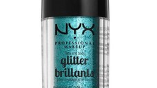 Sclipici pentru fata si corp, NYX, Glitter, 03 Teal, 2.5 g