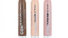 Set 3 creioane cremoase contur si iluminare, Technic Contour Stix