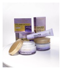 Set 3 Creme, Loreal, Hyaluron Expert Replumping, Crema Zi 50 ml + Crema Noapte 50 ml + Crema Ochi 15 ml - 2