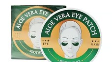 Set 60 Plasturi Hidrogel pentru Ochi, cu Aloe Vera, Spirulina si Colagen, Wokali, Eye Patch