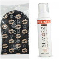 Set Autobronzare Profesionala St Moriz Spuma XL Dark + Manusa Aplicare - 1