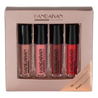 Set machiaj 4 rujuri de buze Liquid Lipstick, 02 - 3