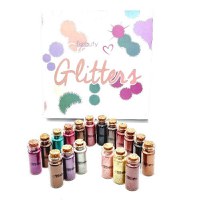 Set Pigment Fard Pleoape, Beauty Creations, Glitter, 18 Culori - 4