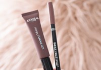 Set ruj de buze + creion contur Loreal X Cheryl Lip Kit Paint It Greige - 6