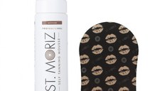 Set St Moriz Autobronzant Profesional Spuma Medium + Aplicator Manusa