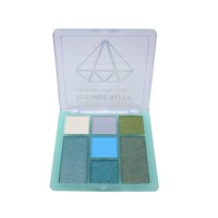 Trusa fard de ochi, Ribia Beauty, Diamond Obsessions, Green - 1