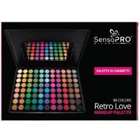 Trusa farduri, SensoPro, Palette Di Ombretti, 88 colors, Retro Love - 3