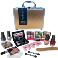 Trusa Machiaj Geanta Cosmetice, Technic, Medium Beauty Case, Rose Gold - 1